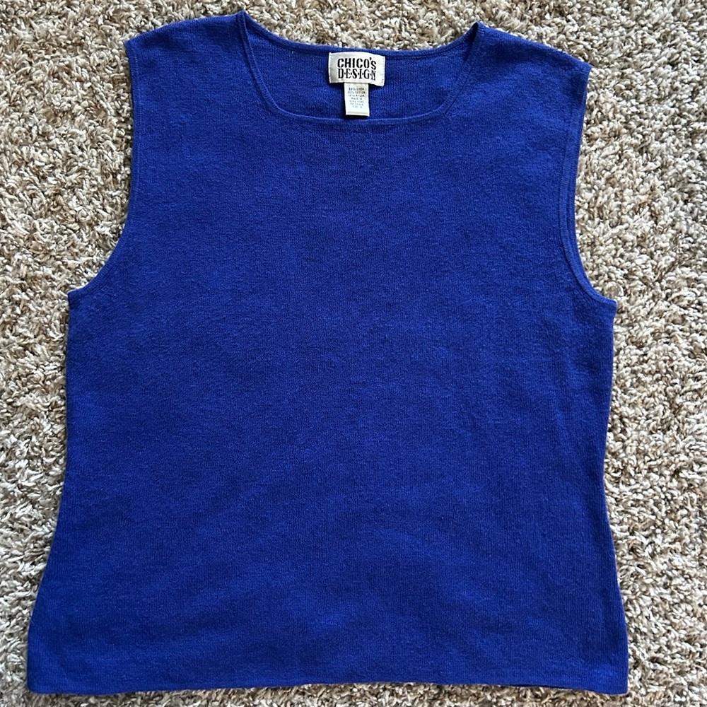 Chico's Vibrant Blue Tank Top